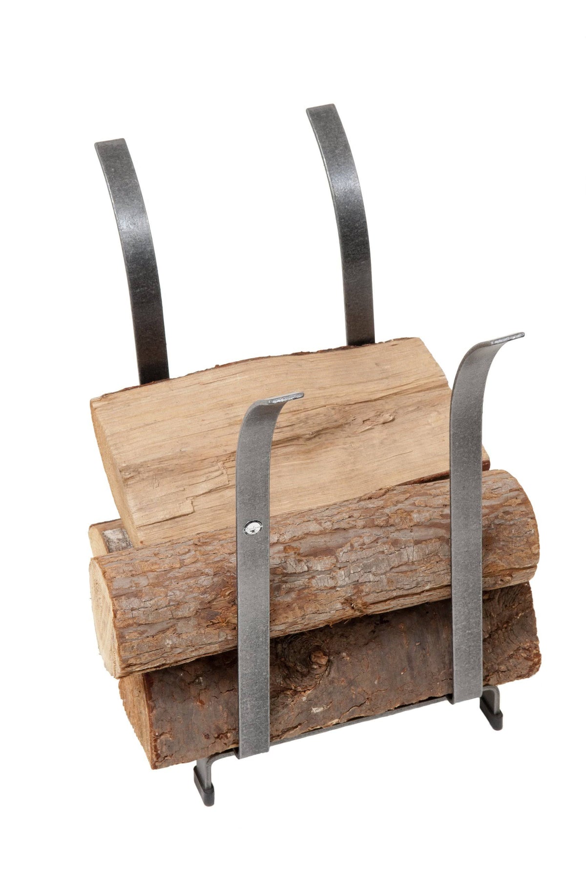Hammered-Steel Log Rack A2091