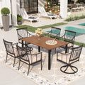 7-Piece Metal Outdoor Patio Dining Set C6249