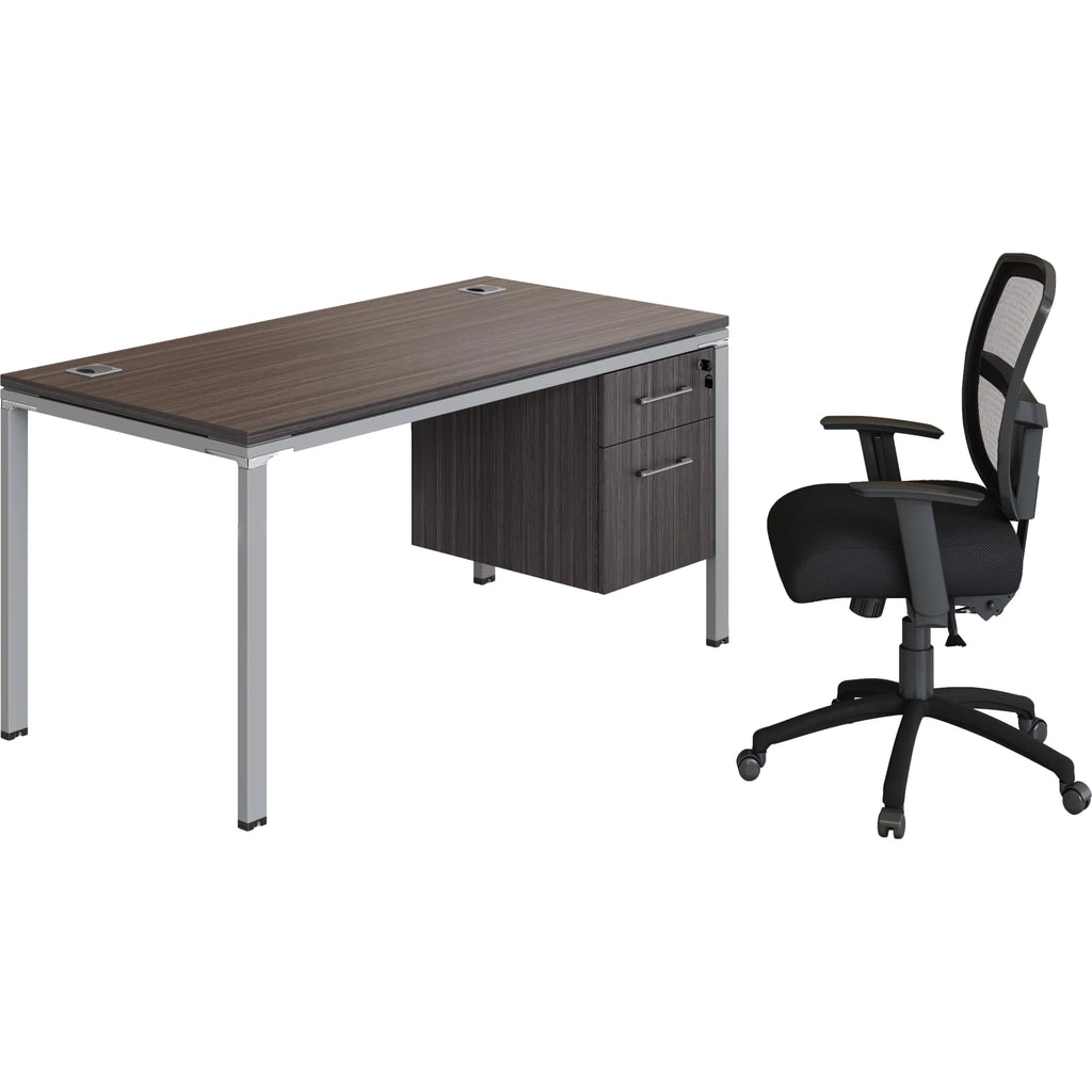 Single Desk with Pedestal F5096