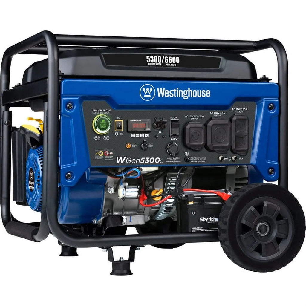 Gas Powered Portable Generator with Remote Electric Start Z88336