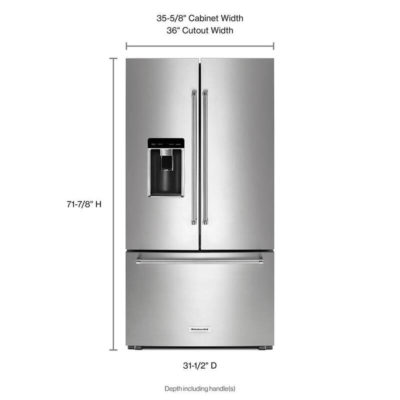 23.8 cu. ft. Counter Depth French Door Refrigerator M819680