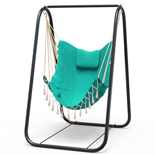 Heavy-Duty Rustproof Hammock Chair with Stand Q6452