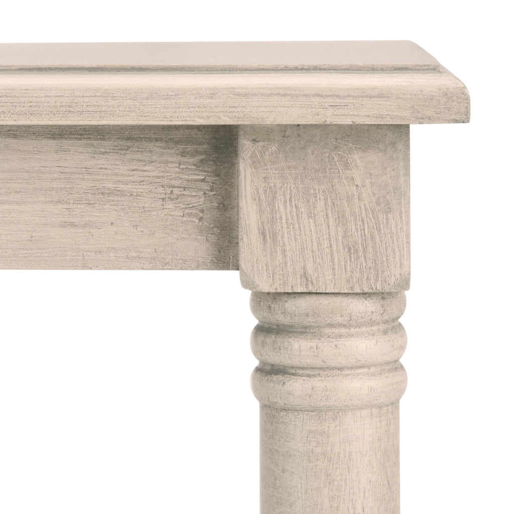 Greige Rectangle Wood End Table Y6211
