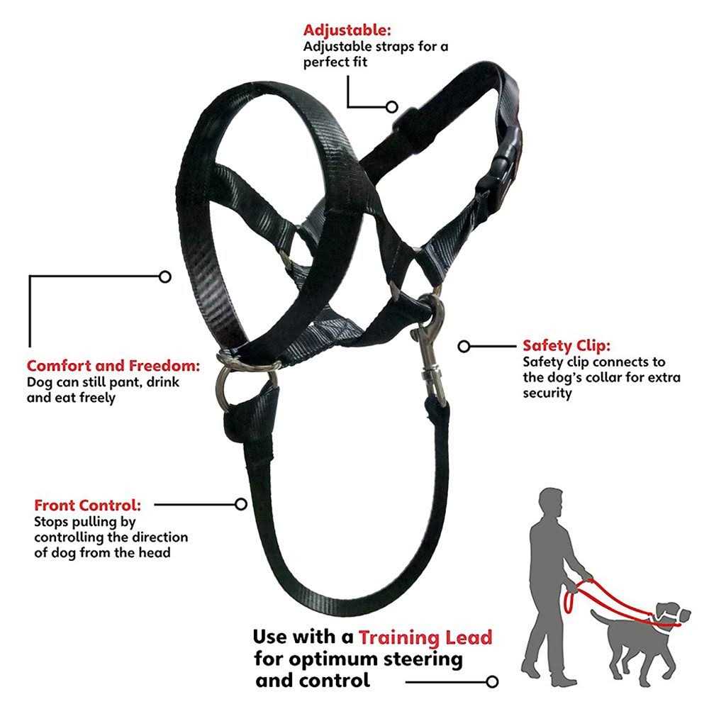 Dog Head Collar No Pull Training Tool I910627