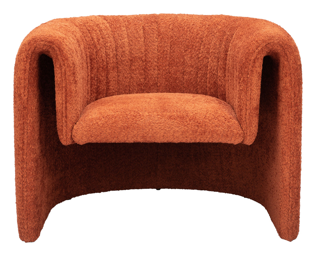 Burnt Orange Accent Chair J776