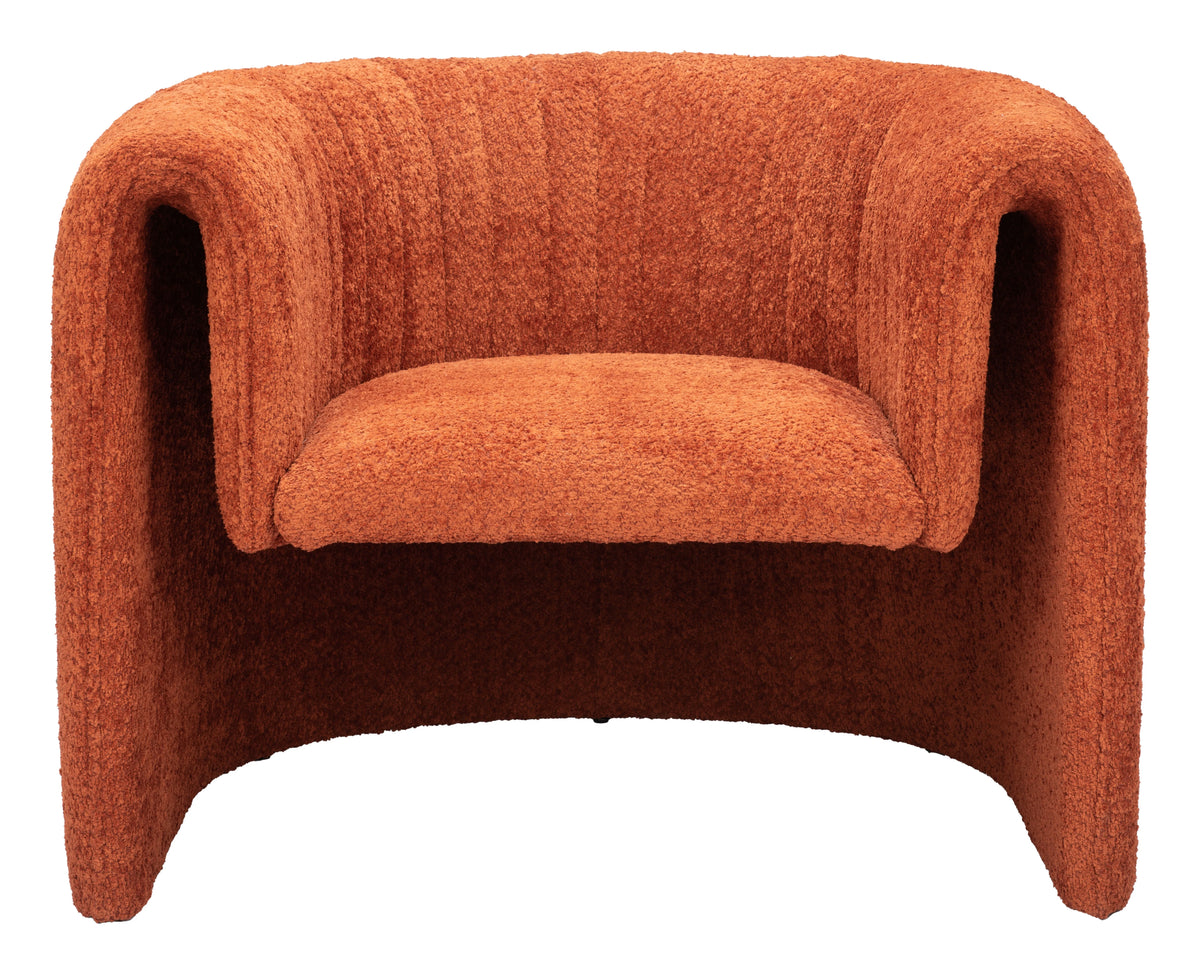Burnt Orange Accent Chair J776
