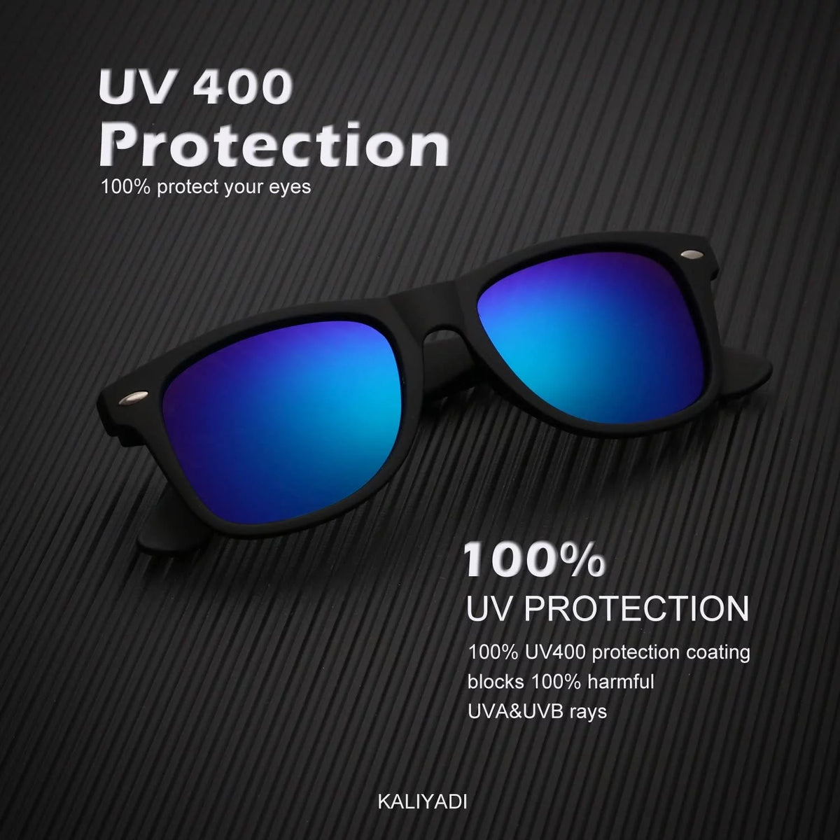 Polarized Sunglasses Matte Finish Color Mirror Lens 3 Pack V88795
