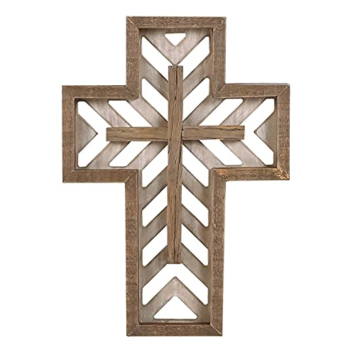12 Inch Handmade Rustic Wooden Wall Cross Z1663