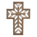 12 Inch Handmade Rustic Wooden Wall Cross Z1663