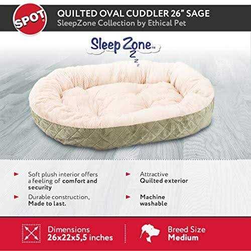 Quilted Oval Cuddler Pet Bed R99053