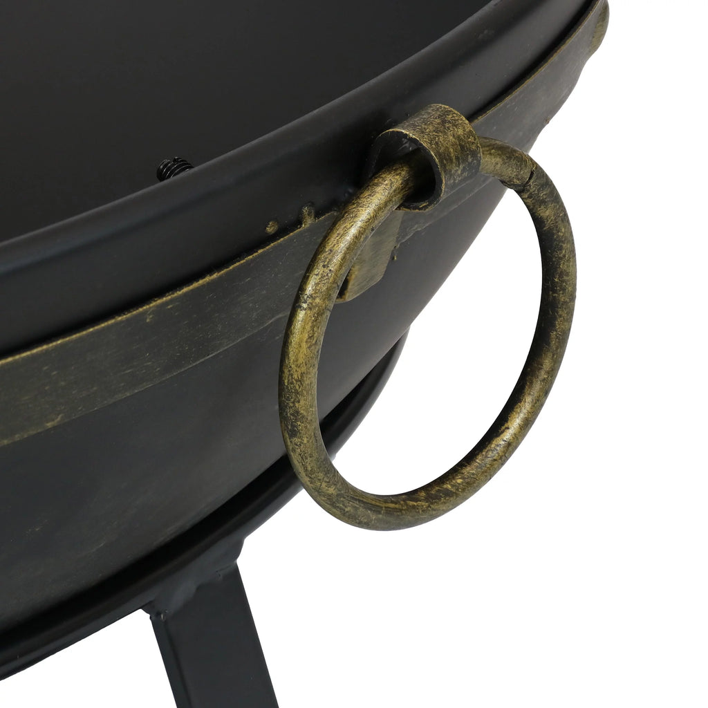 Steel Fire Bowl and Spark Screen - 25" A69290