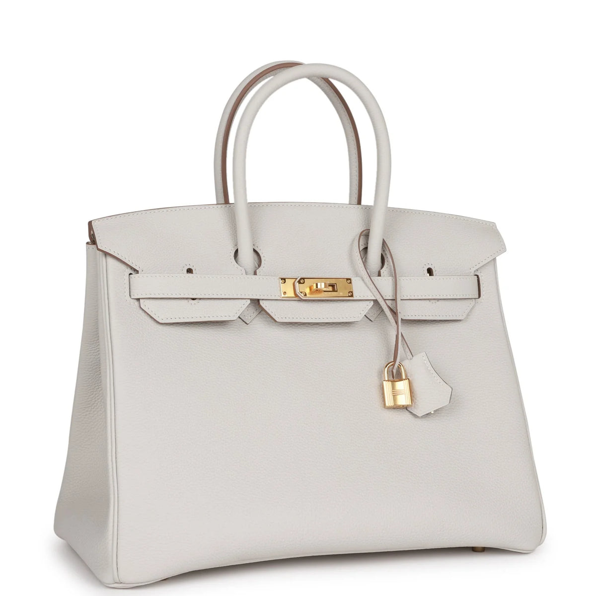 Birkin 35 Gris Pale Togo Gold Hardware L766