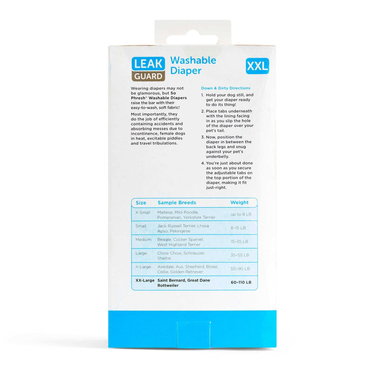 Washable Diaper for Dogs X2632