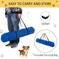4 Piece Dog Agility Equipment with Adjustable Height Jump Bars O944126