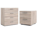 4 Drawer Chest and 2 Drawer Nightstand 2 Piece Set K438