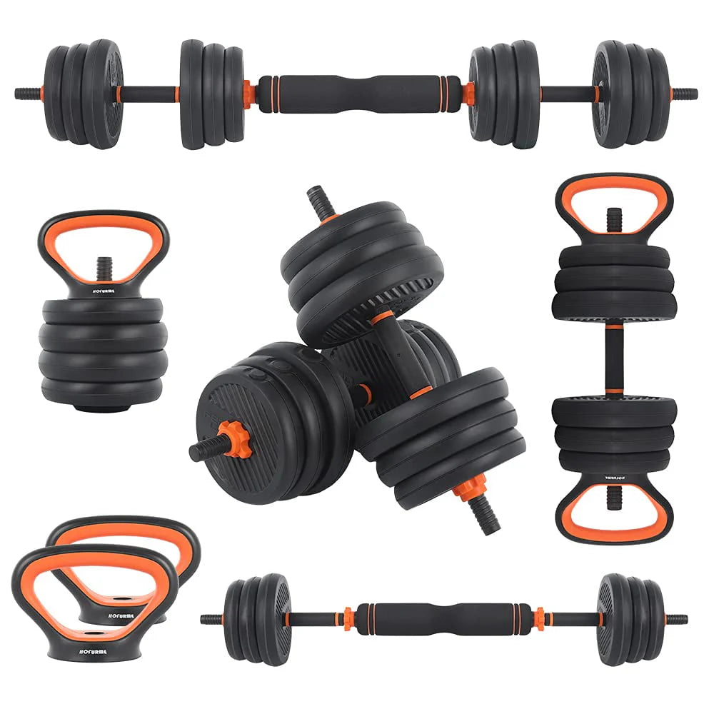 Adjustable Dumbbell Barbell Kettlebell Set N9669