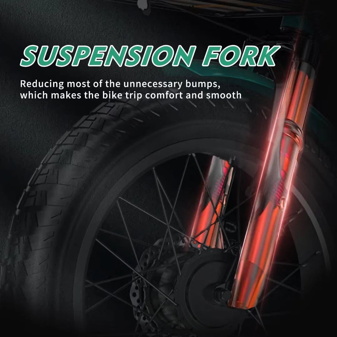 Electric Trike Tricycle for Adults with Front and Rear Baskets O148