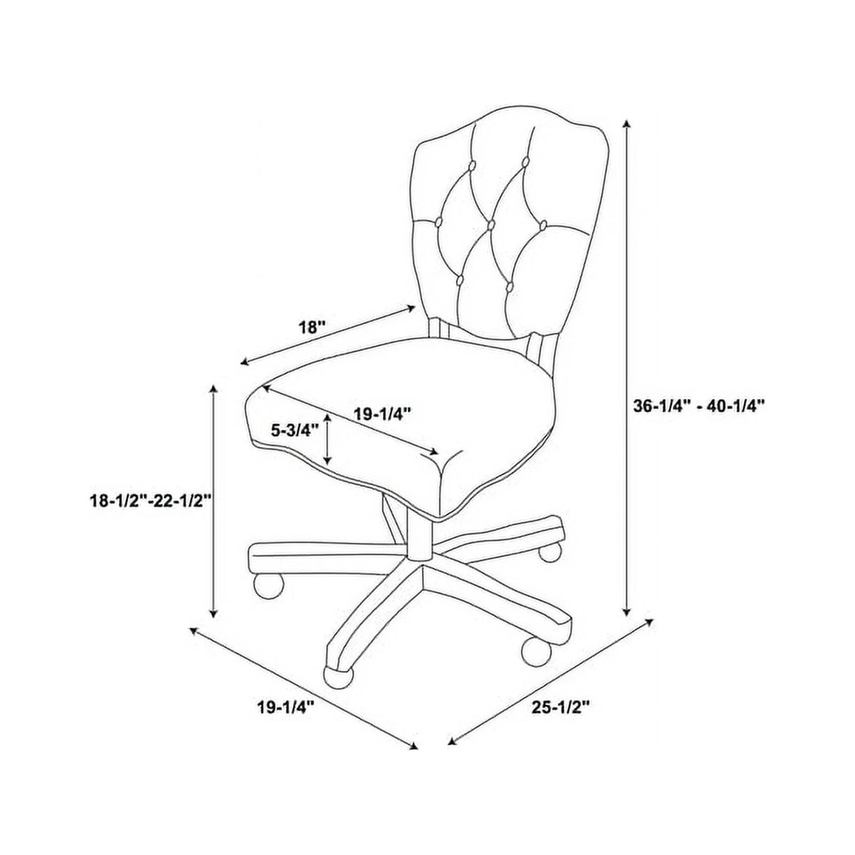 Beige Wood Upholstered Swivel Office Chair Q20142