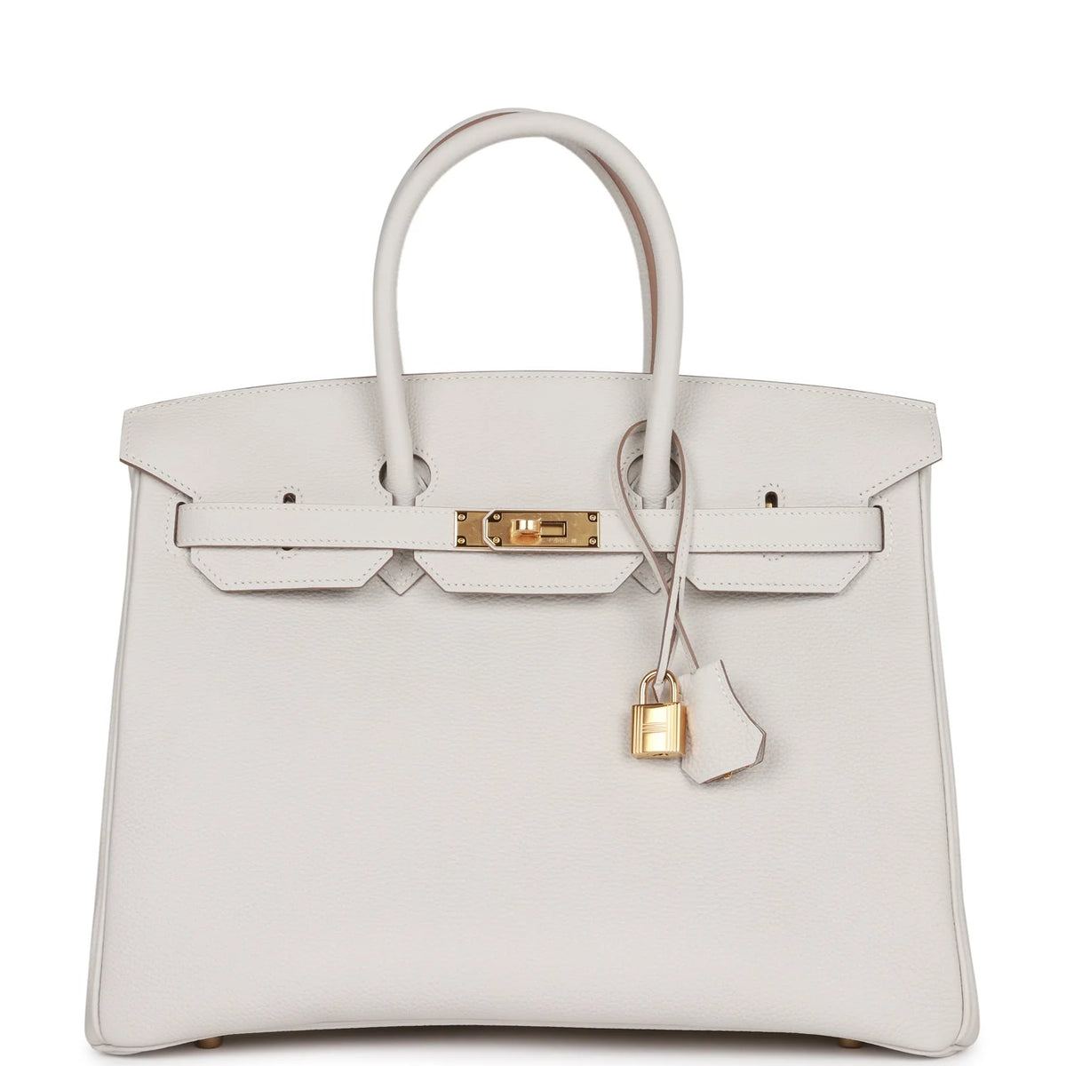 Birkin 35 Gris Pale Togo Gold Hardware L766