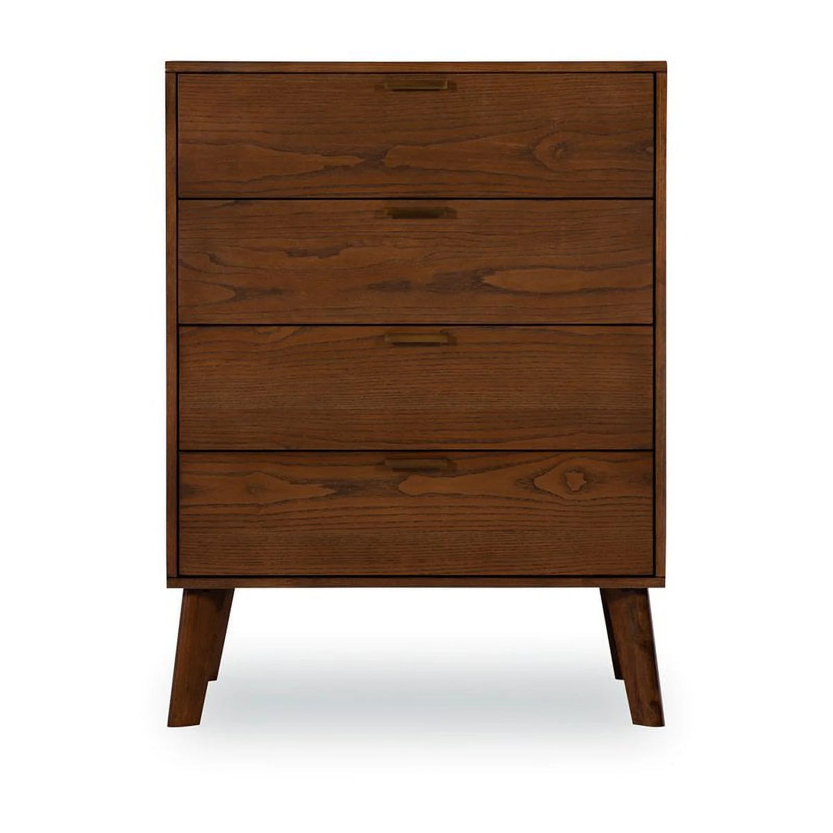 Walnut Four Drawer Wood Chest R466129