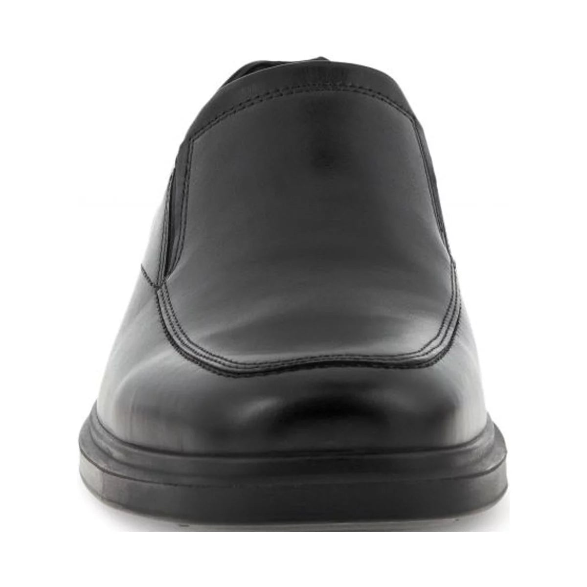 Black Leather Slip-on I266