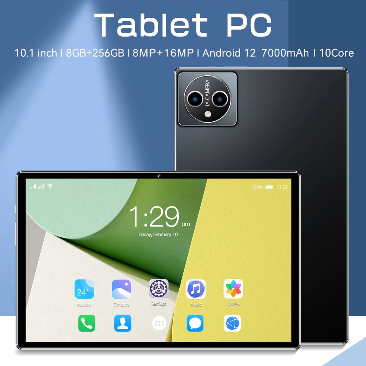 10.1 inch Tablet with 5G Calling 8GB+256GB J850