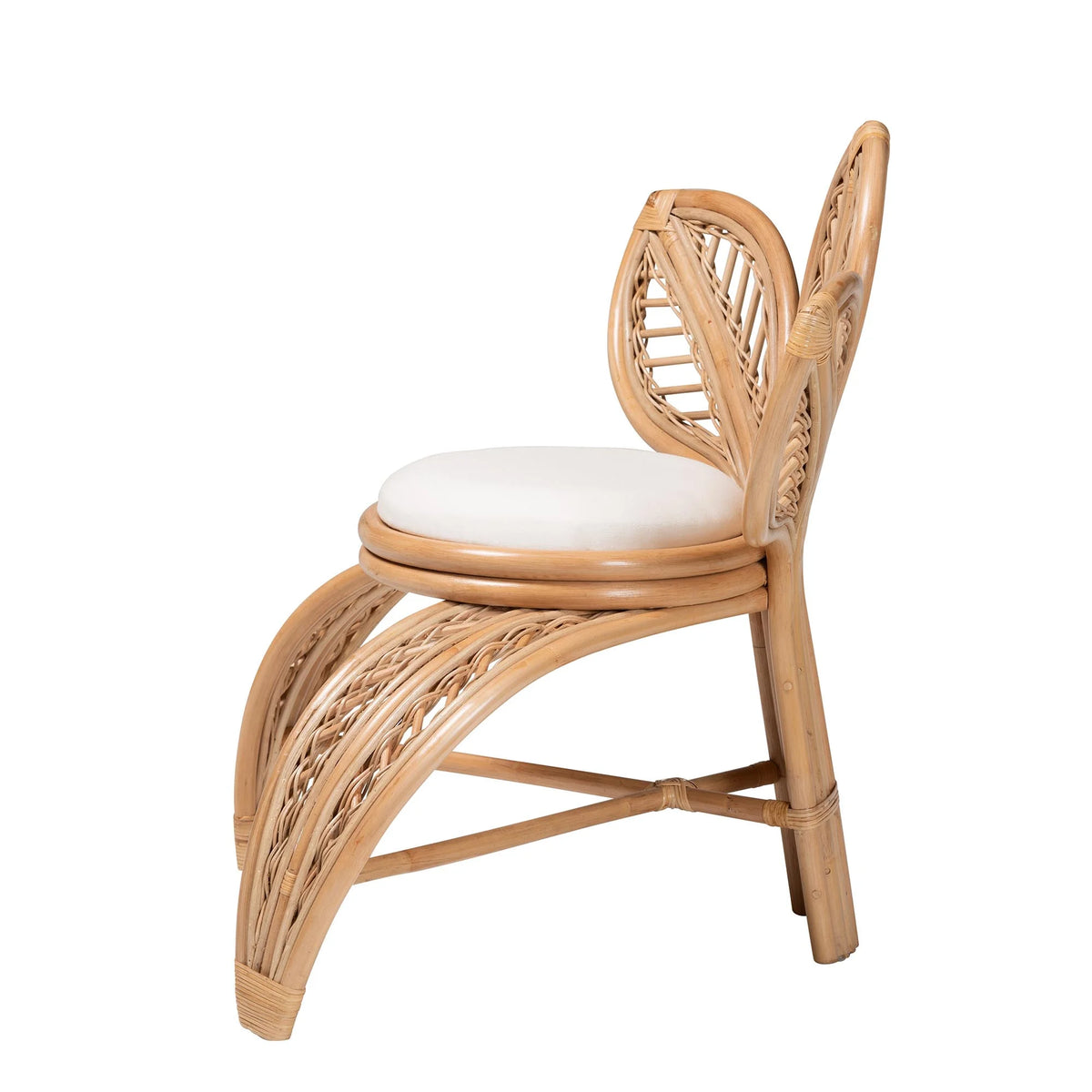 Natural Rattan Leaf Accent Chair R797