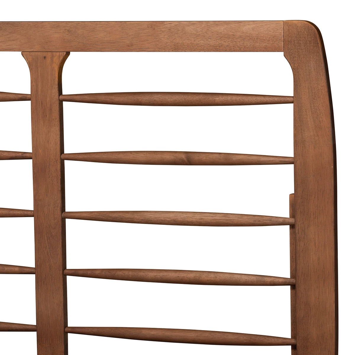 Ash Walnut Finished Wood Full Size Platform Bed L185412