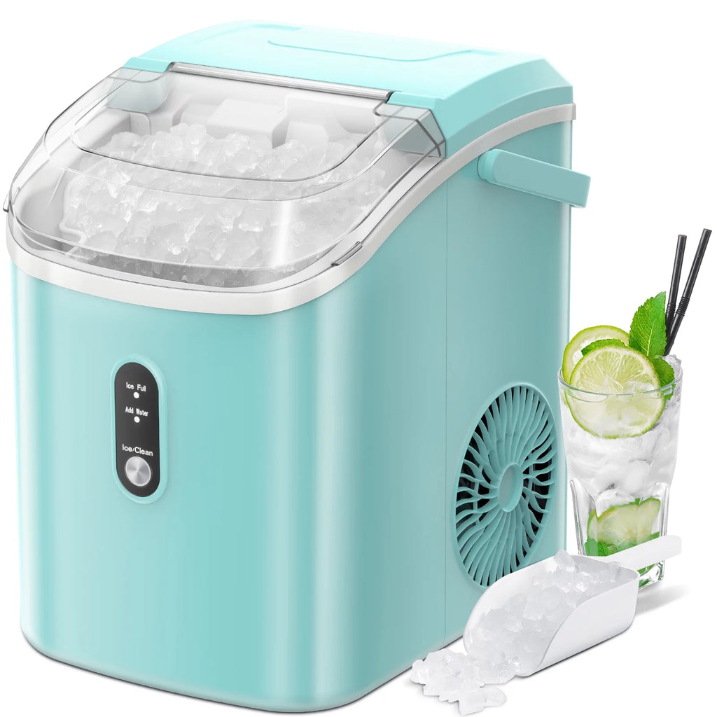 Portable Countertop Nugget Ice Maker with Self-Cleaning I7103