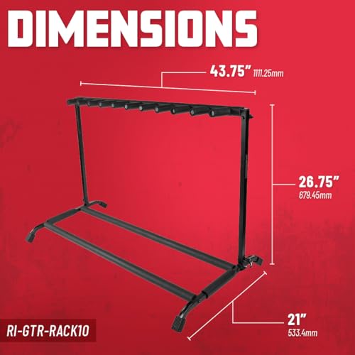 Collapsible Folding Guitar Rack Stand for 3 Guitars C963