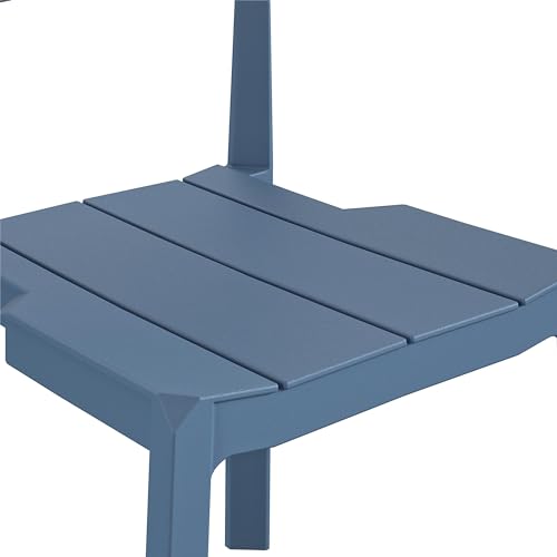 Charcoal Stacking Dining Chairs 4-Pack J866