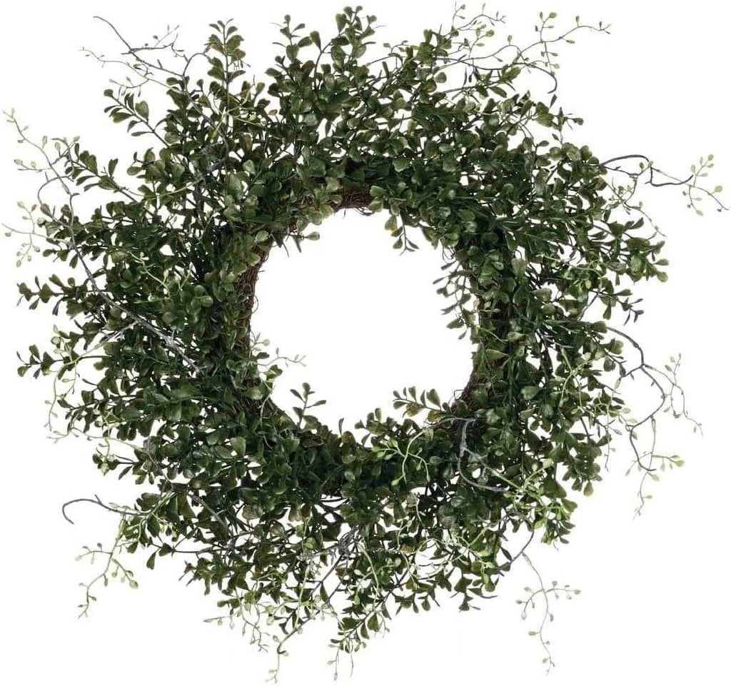 24 Inch Boxwood Artificial Wreath S14366