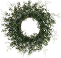24 Inch Boxwood Artificial Wreath S14366