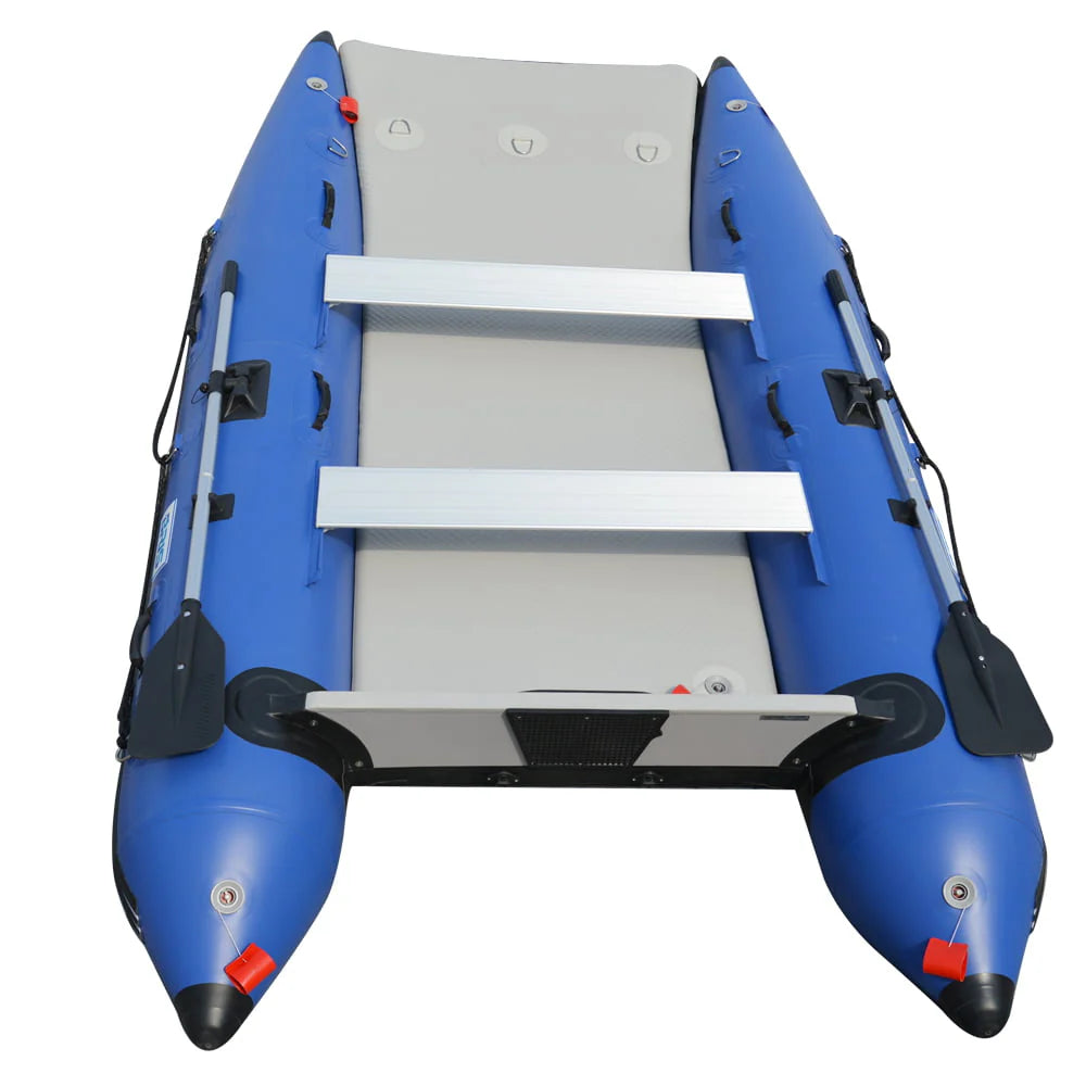 11 ft Inflatable Catamaran Boat Blue N903229