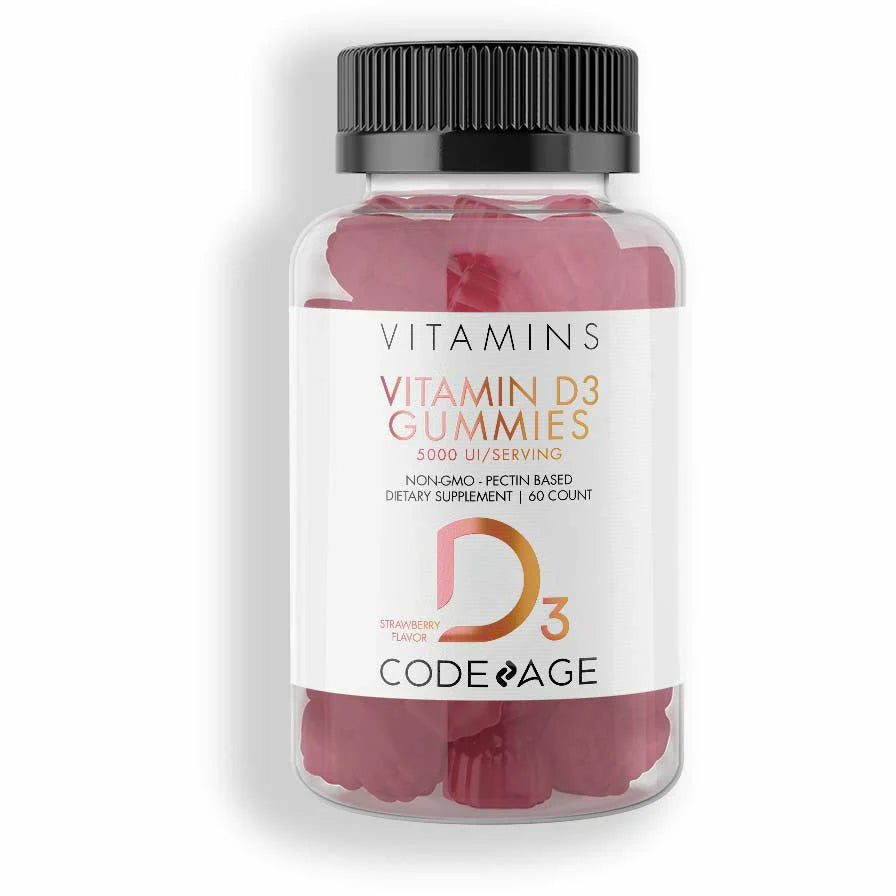 Vitamin D3 5000 IU Strawberry 60 Gummies N4464