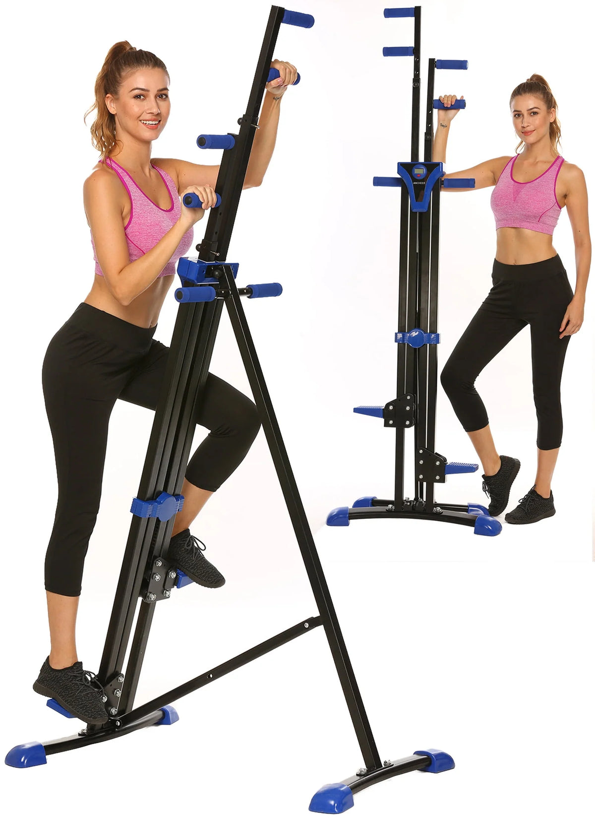 Vertical Climber and Folding Stair Stepper Machine J3749