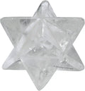 Clear Quartz Merkaba Crystal 2.5" 3D Metatrons Cube F341