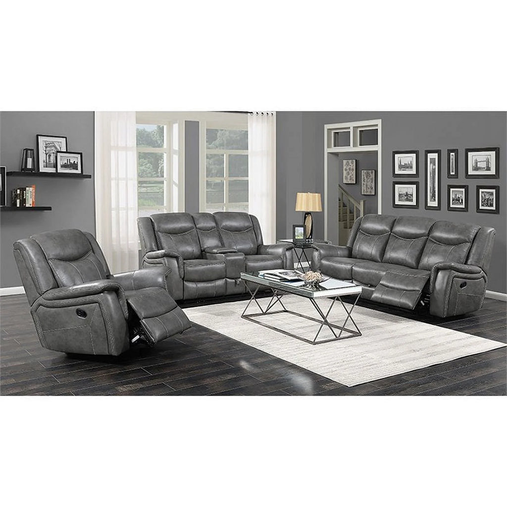 Cool Grey Upholstered Sofa F74903