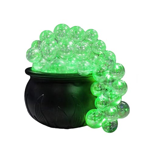 Black Plastic DIY Bubbling Cauldron Set with Stand H987008