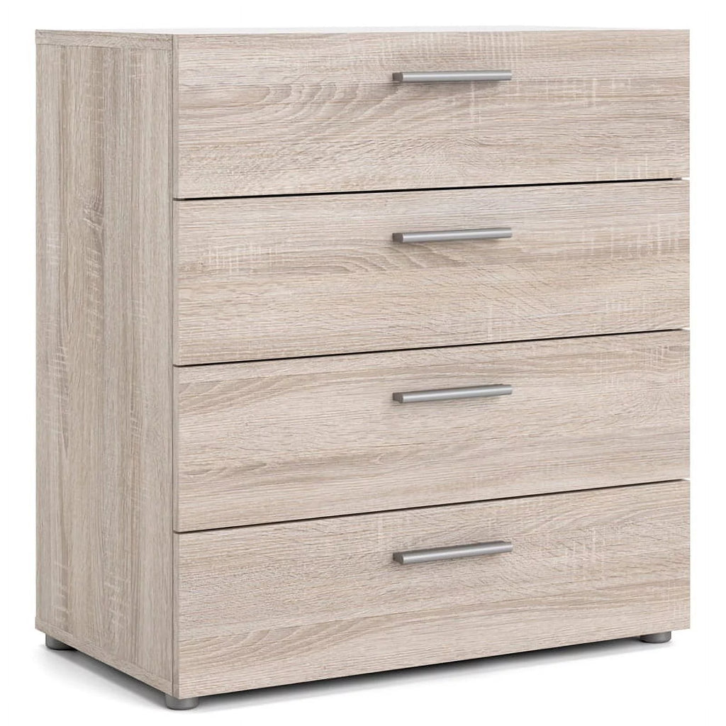4 Drawer Chest and 2 Drawer Nightstand 2 Piece Set K438