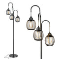 69'' Dimmable 3 Light Black Floor Lamp I930