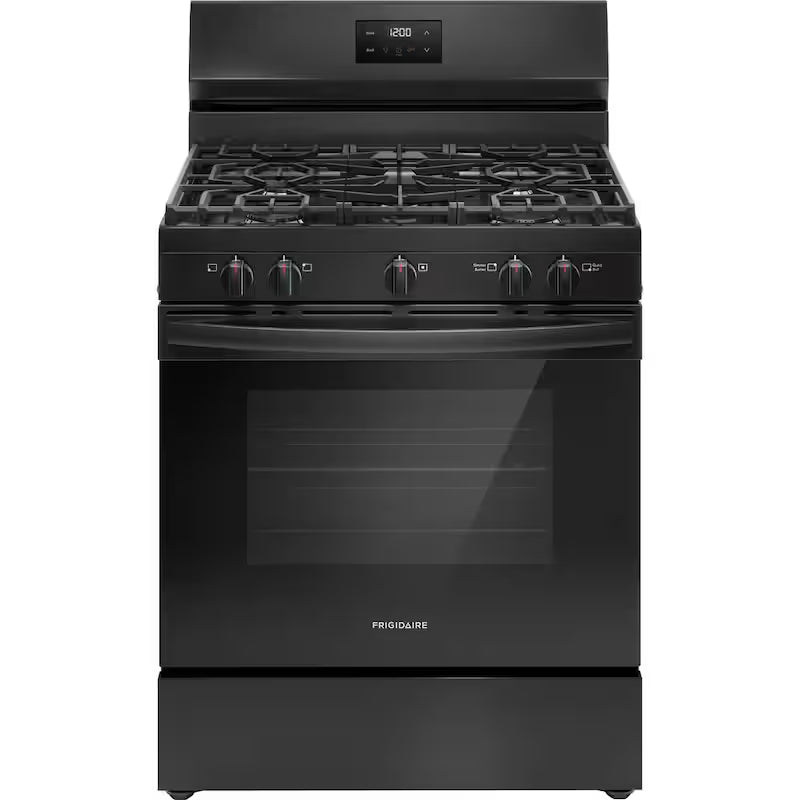 5 Burner Freestanding Gas Range in Black Z645498