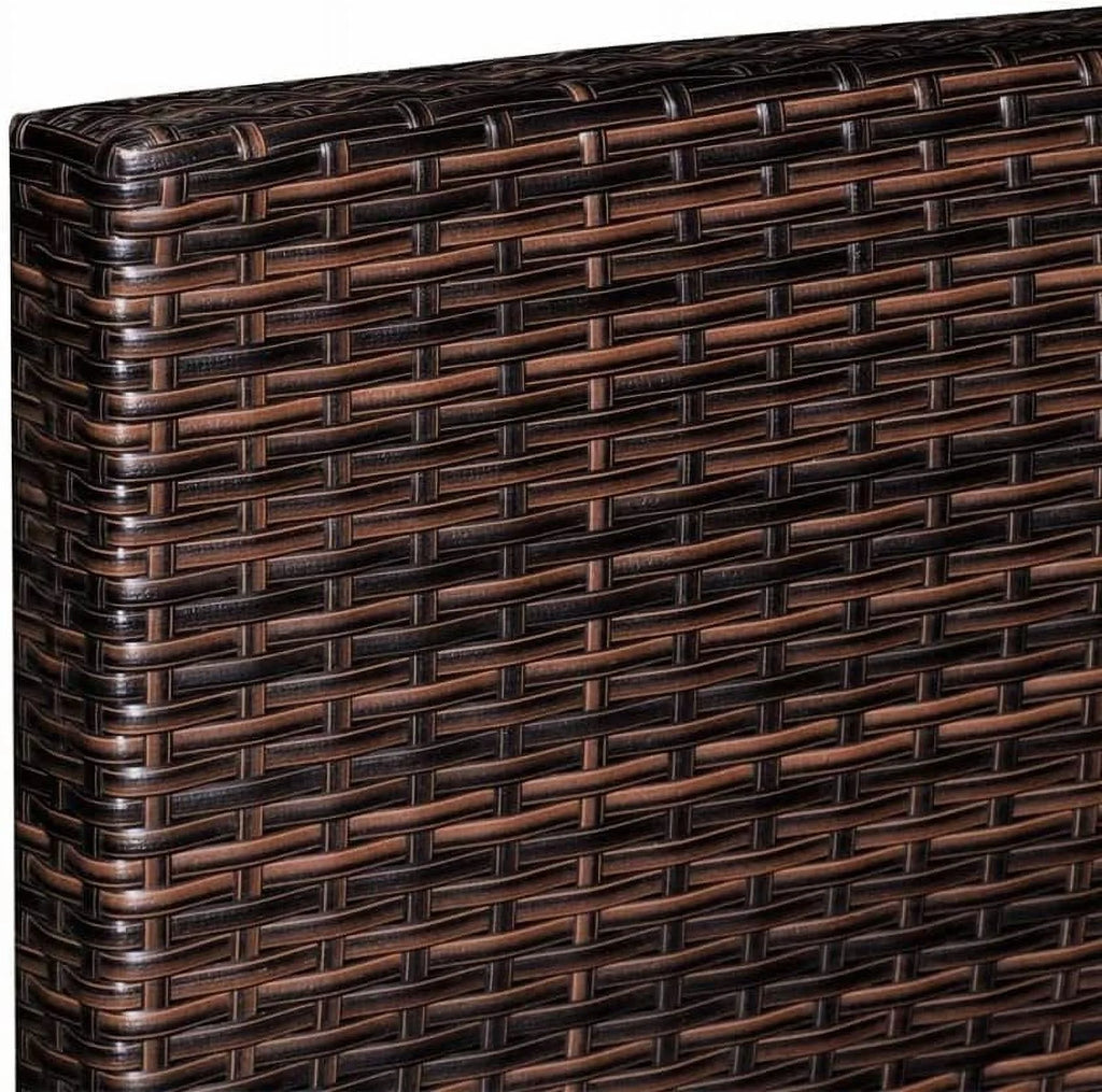 3 Piece Patio Lounge Set with Cushion Solid Acacia Wood G853