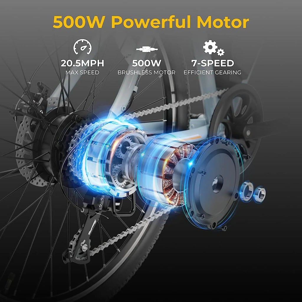 500W 480Wh Removable Battery 27.5 Electric Mountain Bike N346745