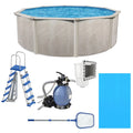 18 Foot by 52 Inch Steel Frame Above Ground Pool Q401
