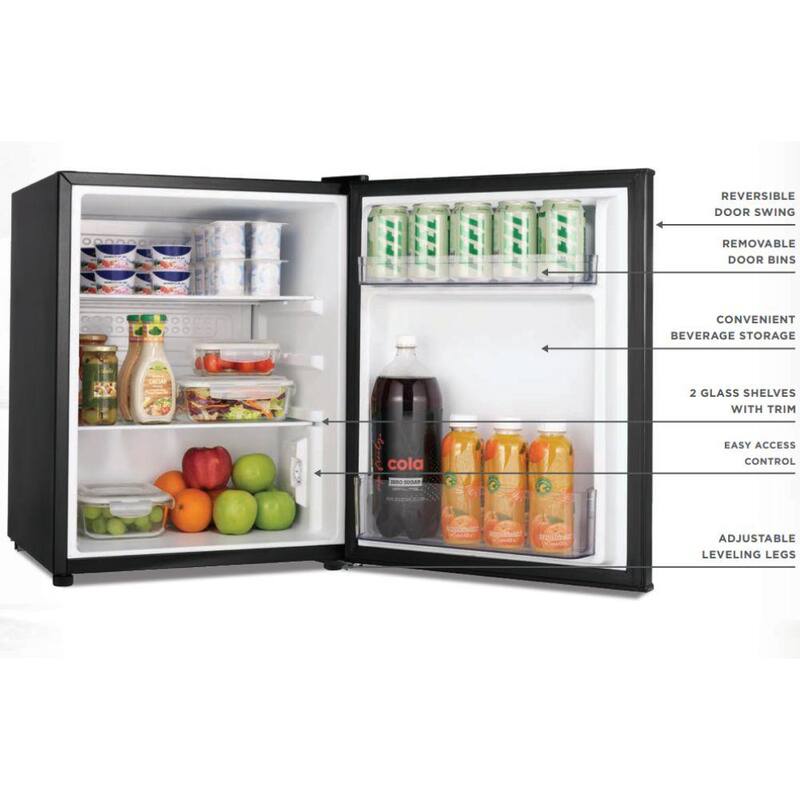 Black 2.6 Cu. Ft. Mini Refrigerator H376418