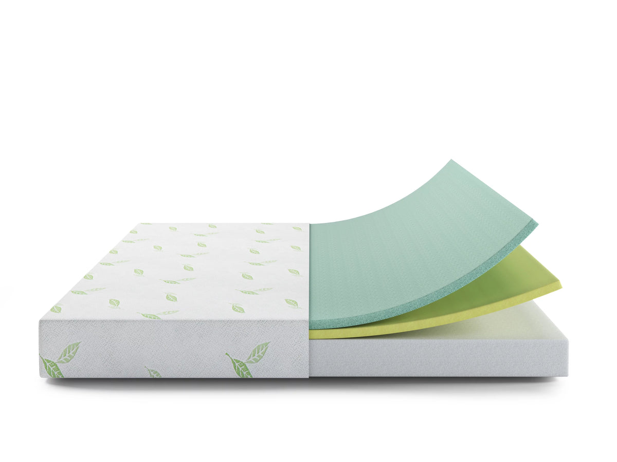 6 Medium Firm Green Tea Infused Memory Foam Mattress Twin XL G540