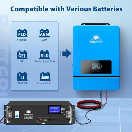 8000W 48V Pure Sine Wave Solar Inverter with 2 MPPT Z7415