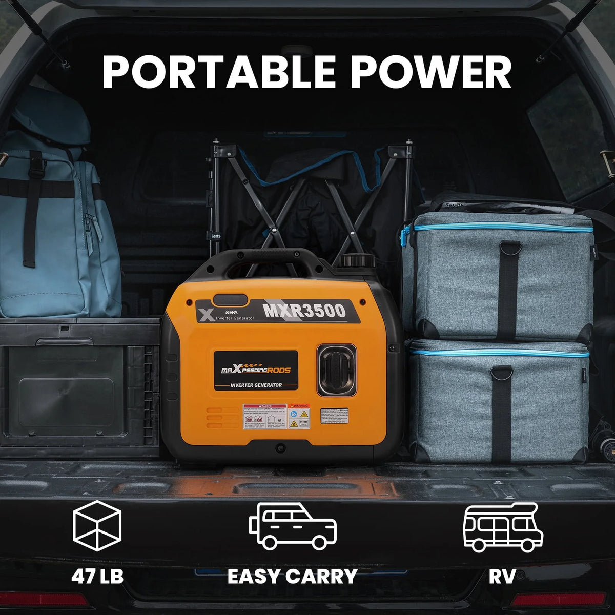 3500W Portable Inverter Generator A384877
