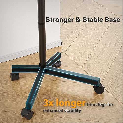 Rolling TV Stand for 23-60 Inch TVs with Locking Wheels P814528
